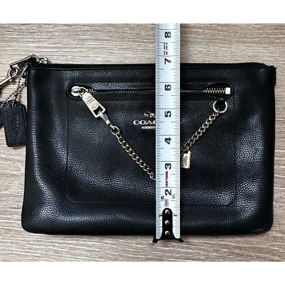 Coach|Clutch|Black w/Gold - Picture 3 of 12